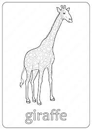 March 10, 2020february 6, 2019. Animals Giraffe Coloring Pages Book
