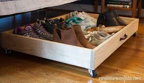 Under bed shoe storage organizer fits. Diy Under Bed Storage Drawer Bed Storage Drawers Diy Storage Bed Under Bed Shoe Storage