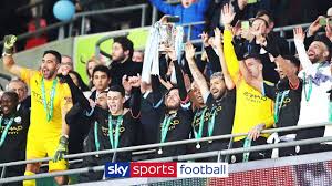For the sky blues' coach, this is a of his seven finals at the ground, all of them have ended with his side lifting the trophy. Manchester City Lift Carabao Cup Trophy After 2 1 Win Over Aston Villa Youtube