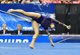 Lsu S Myia Hambrick Performs Her Floor Exercise Routine During The Floor Workouts Lsu Gymnastics Lsu