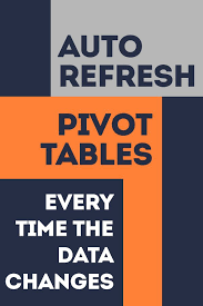 Excel Tricks Auto Refresh Pivottables Powerquery Microsoft Excel Tutorial Excel Tutorials Excel Shortcuts