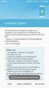 From version samsung pass provider 2.6.01.8: Samsung Galaxy A7 2017 Starts Receiving Android 7 0 Nougat Update In India Goandroid