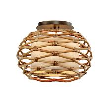 The low profile design allows this fixture to fit seamlessly into your existing décor. Troy Balboa Bronze Three Light Flush Mount C6740 Bellacor