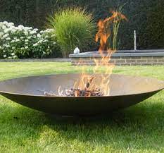 Corten Steel Fire Bowl Outside Fire Pits Fire Pit Landscaping Steel Fire Pit