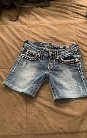 Miss Me Jean Shorts Size 25 Great Condition All Measurements Are In Photos Miss Me Jeans Miss Me Shorts My Jeans