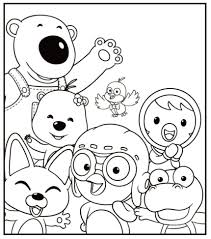 Pororo Colouring Pages Cartoons Penguin Coloring Pages Penguin Coloring Disney Coloring Pages