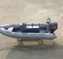 Aqualand 16.5feet 5m 10persons Aluminum Hull Solid Foam Collar Rigid  Inflatable Rescue Patrol Motor Boat (RIB500T)