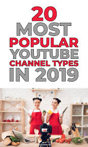 20 Most Popular Youtube Channel Types That You Can Start In 2020 In 2020 Video Marketing Youtube Start Youtube Channel Youtube Marketing Strategy