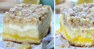 If using a square pan, leave an overhang to allow for easy removal of the cake. Lemon Coffee Cake A Breakfast Coffee Cake Recipe With Lemon Curd