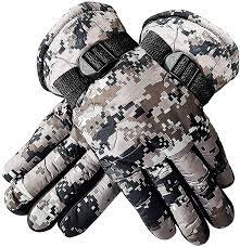 VVRM Men's Synthetic Fabric Warm Snow and Wind Proof Winter Gloves,  Protective Warm Hand Riding, Cycling, Bike Motorcycle Gloves (Pack of 1  Pairs, Grey Color, Free Size) : Amazon.in: Car & Motorbike