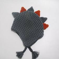 Mr Kooky Sevimli Dinozor Tasarim Erkek Bebek Kiz Orme Sapka Cocuk Cocuk Hayvan Bere Kap Kis Sicak Earflaps Beanies Orgu Sapka Orme Sapkalar Fasulye Sapkalari