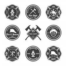 Free stock vector from category transport. Free Vector Pack Of Firefighter Badges