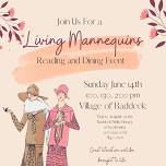 Living Mannequins: Reading and Dining Event