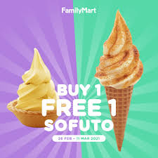 » family mart's instagramable galactica grape and fantasy peach frappes warp into stores. Buy 1 Free 1 Sofuto Promotion By Familymart Starting 26 February Until 11 March