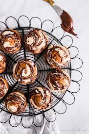 Nutella Cream Cheese Swirl Pumpkin Muffins Recipe Nutella Cream Cheese Nutella Pumpkin Muffins
