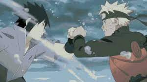 Cool Gif Cool Discover Share Gifs Anime Fight Anime Naruto Vs Sasuke