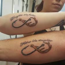 Have you always considered yourself a daddy's girl? 20 Matching Father Daughter Tattoos Ideas Entertainmentmesh