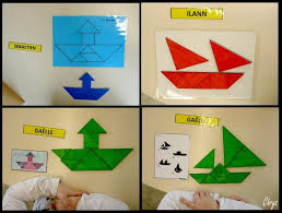 J Avais Envie De Travailler Autour Du Tangram Avec Ma Classe Une Premiere Approche Avec Mes Eleves De Moyenne Secti Pirates Maternelle Theme De La Mer Bateau