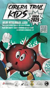 Cartel de Cirera Trail KIDS 2025 en Santa Coloma de Cervelló, Barcelona