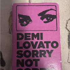 Demi Lovato Sorry Not Sorry Pink Poster