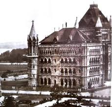 1880s view of the Bombay High Court ...