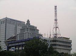 There are both vhf and uhf channels listed. Radio Republik Indonesia Wikipedia