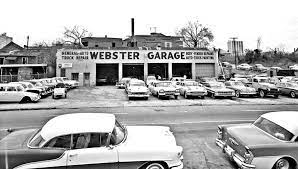 Webster Garage Circa 1960 Atlanta Georgia 1024x583 Jpg Obraz Jpeg 1024 583 Pikseli Auto Repair Shop Repair Truck Repair