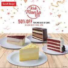 Resepi kek coklat indulgence ala secret recipe. Our Kek Mania Promotion Is Back Secret Recipe Malaysia Facebook