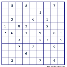 Einige der felder sind in. Sudoku Zum Ausdrucken Sudoku Raetsel Net