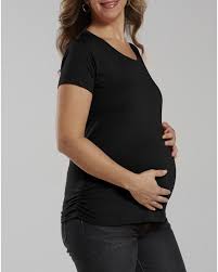 lat 3509 ladies fine jersey maternity top