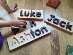 Get the best quality personalized . Wooden Name Puzzle Custom Name Puzzle Heirloom Quality Etsy Name Puzzle Wooden Names Heirloom Quality