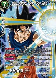 Dragon ball is a character driven series. Ultra Instinct Sign Son Goku Cross Worlds Dragon Ball Super Ccg Tcgplayer Com