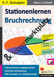 Stationenlernen Bruchrechnung Unterrichtsmaterial Im Fach Mathematik Bruchrechnen Stationenlernen Lernen