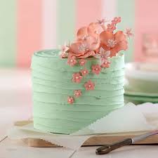 Simply outline your floral design with a toothpick, then trace over your marks with buttercream frosting. 32 Easy Cakes For Mother S Day Birthdays Wilton