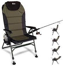 earth products ultimate outdoor adjustable fishing chair with adjustable legs fishing chair camping chairs fishing rod holder