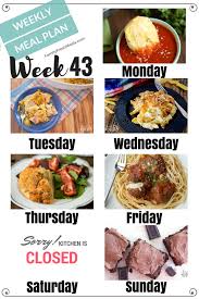 Here are a few ideas for things you can do. Easy Weekly Meal Plan Week 43 Family Fresh Meals