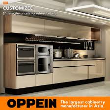 It has a strong modern metal style and is popular among people. China Oppein Modern Colored High Quality Stainless Steel Kitchen Cabinet With Island Op17 St01 China Stainless Steel Kitchen Stainless Steel Cabinets