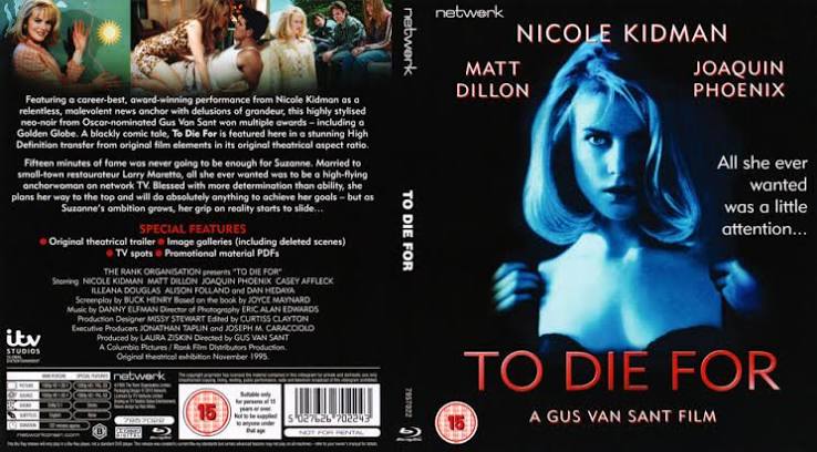 To Die For (1995) Blu-Ray & DVD Cover - DVDcover.Com