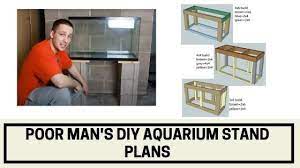 28 diy aquarium stands with plans. Poor Man S Diy Aquarium Stand Plans