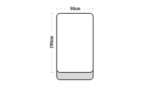 The width of a double or full bed is 54. Mattress Size Guide Uk Eu Bed Sizes Silentnight