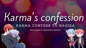 Karma's confession to Nagisa! // Valentine's special // Karmagisa - YouTube