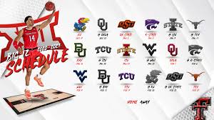 View the 2021 baylor football schedule at fbschedules.com. Big 12 Men S Basketball Schedule Announced Texas Tech Red Raiders