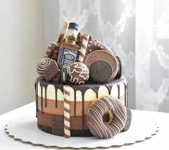 Especially Beautiful Cream Cake Cake Decorating Birthday Cake Chocolate Chocolate Desserts