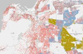 City centre, peninsula, atlantic seaboard , southern suburbs. Mapping The Divide Adrian Frith S Street By Street Language And Race Maps Of South Africa