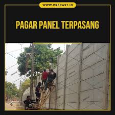 Harga pagar panel beton murah 2020. Harga Pagar Panel Beton Dan Kolom Precast Jual Terpasang Murah 2020