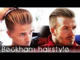 David Beckham Inspired Hairstyle Men S Modern Slicked Back Hair Tutorial By Vilain Gold Digger Mens Slicked Back Hairstyles Beckham Hair Slicked Back Hair