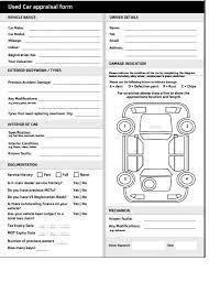 Car Appraisal Form 4 Appraisal Word Template Words