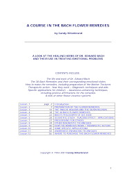 In combination, the 38 bach flower remedies can restore happiness and joy in humans and animals. Http Fachleute Geburtskanal De Profipool Publikationen A Courseinthebachflowerremedies Pdf