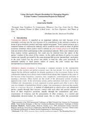 Effective management of dispute resolution in malaysia. Adr For Joint Venture Construction Projects Mediation Alternative Dispute Resolution