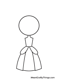 How to draw a heart. Princess Drawing How To Draw A Princess Step By Step